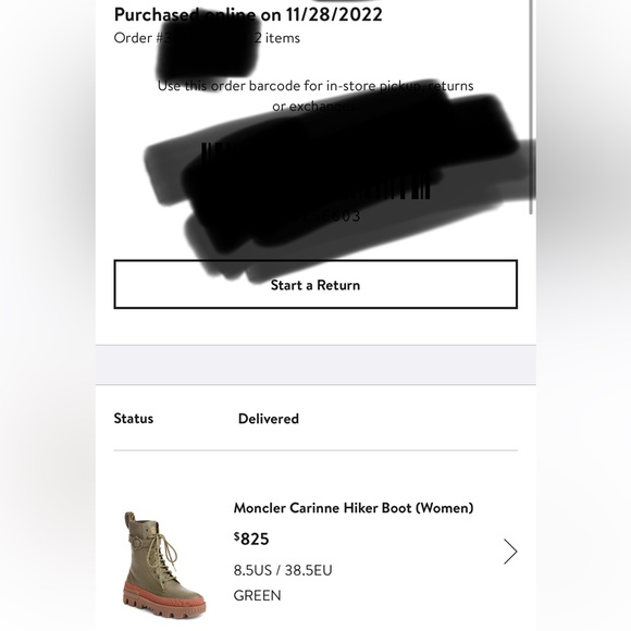 Moncler carinne olive green boots - Picture 2 of 4